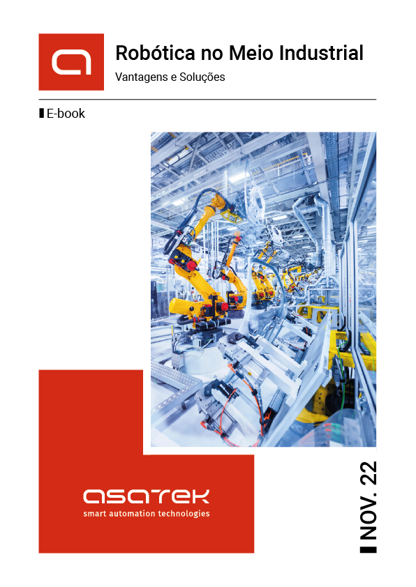 Capa de E-book Robótica no meio industrial